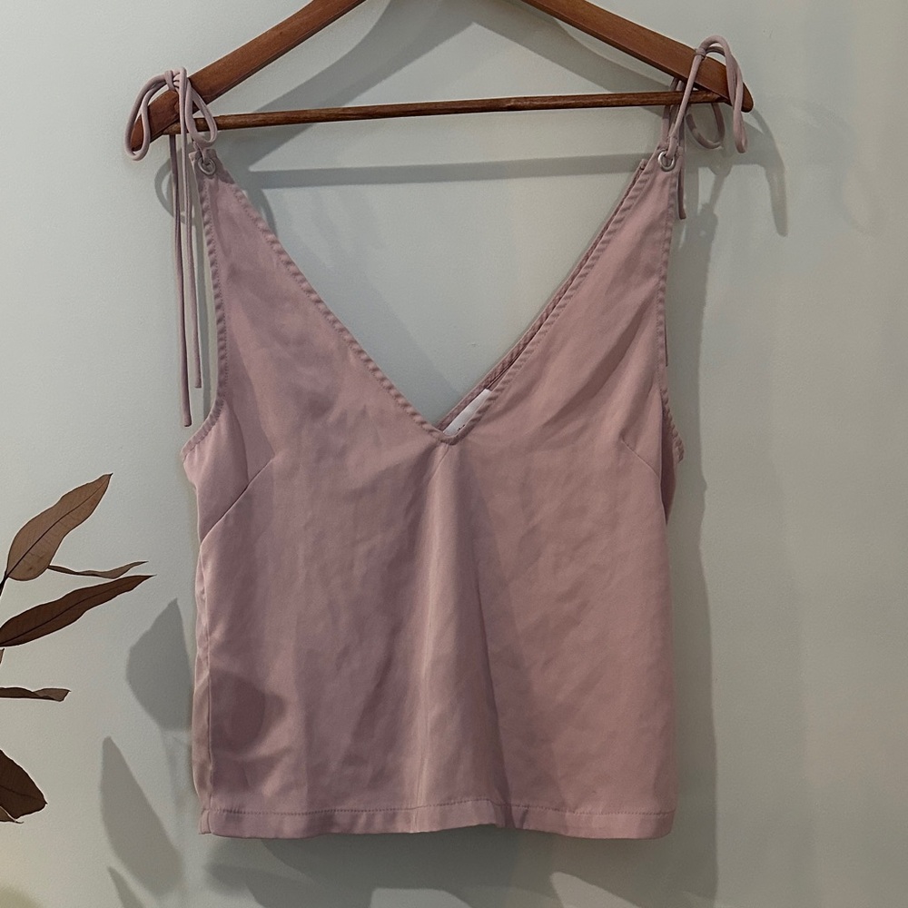 by the way. Blush Pink V-Neck Top